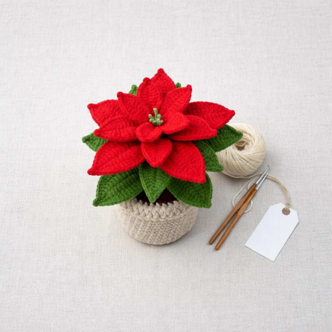 Crochet Daffodil Flower Pot Handmade Crochet Plant Mothers Day Gift For Mom